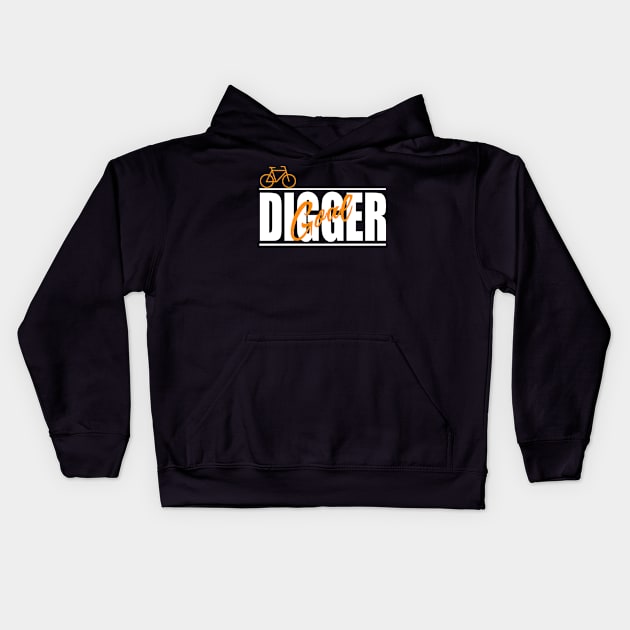 Cycling Goal Digger Kids Hoodie by TriHarder12